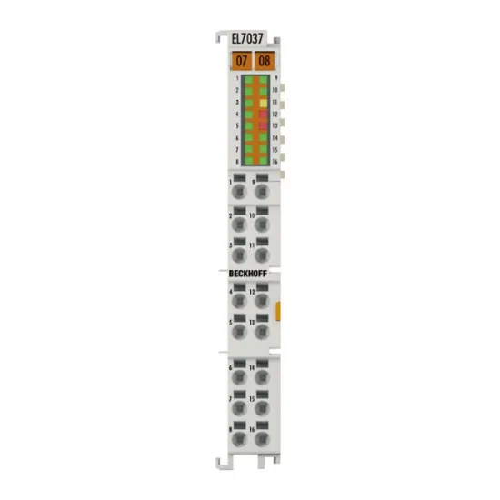 Ảnh của EL7037 | EtherCAT Terminal, 1-channel motion interface, stepper motor, 24 V DC, 1.5 A, with incremental encoder