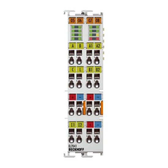 Ảnh của EL7041 | EtherCAT Terminal, 1-channel motion interface, stepper motor, 48 V DC, 5 A, with incremental encoder