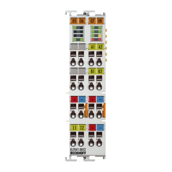 Ảnh của EL7041-0052 | EtherCAT Terminal, 1-channel motion interface, stepper motor, 48 V DC, 5 A