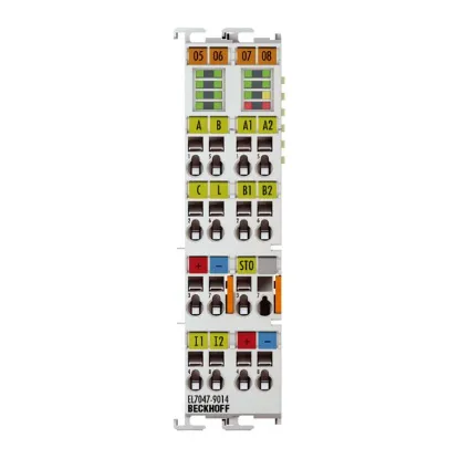 Ảnh của EL7047-9014 | EtherCAT Terminal, 1-channel motion interface, stepper motor, 48 V DC, 5 A, vector control, with incremental encoder, suitable for STO applications