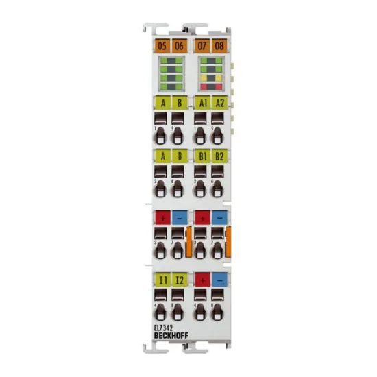 Ảnh của EL7342 | EtherCAT Terminal, 2-channel motion interface, DC motor, 48 V DC, 3.5 A
