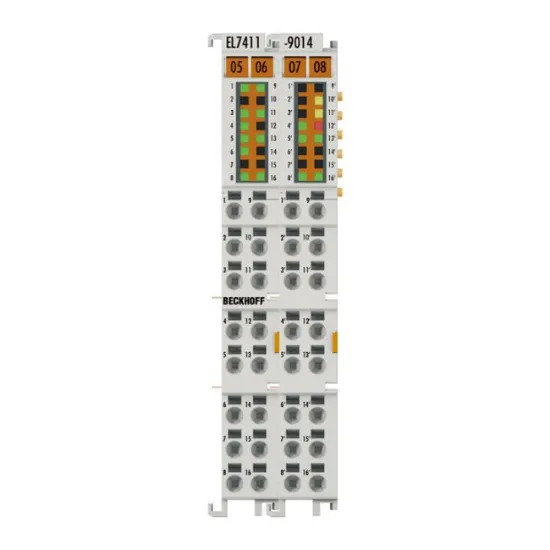 Ảnh của EL7411 | EtherCAT Terminal, 1-channel motion interface, BLDC motor, 48 V DC, 4.5 A, with incremental encoder