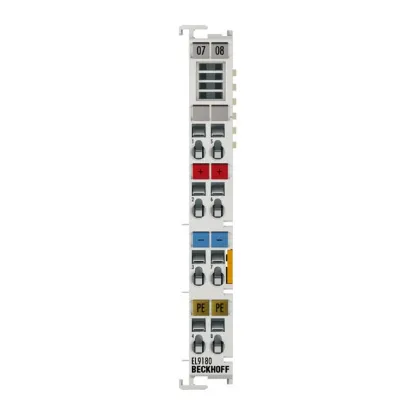 Ảnh của EL9180 | Potential distribution terminal, 2 x 24 V DC, 2 x 0 V DC, 2 x PE