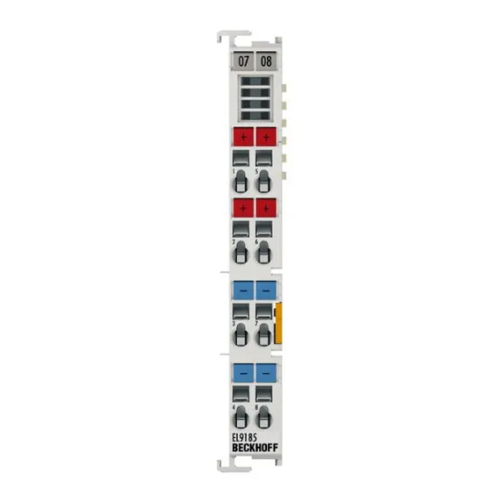 Ảnh của EL9185 | Potential distribution terminal, 4 x 24 V DC, 4 x 0 V DC