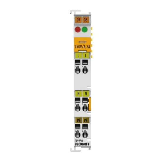 Ảnh của EL9250 | Potential supply terminal, 120…230 V AC, with fuse