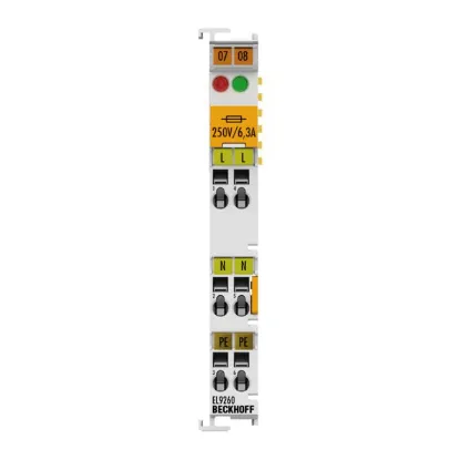 Ảnh của EL9260 | Potential supply terminal, 120…230 V AC, with diagnostics and fuse