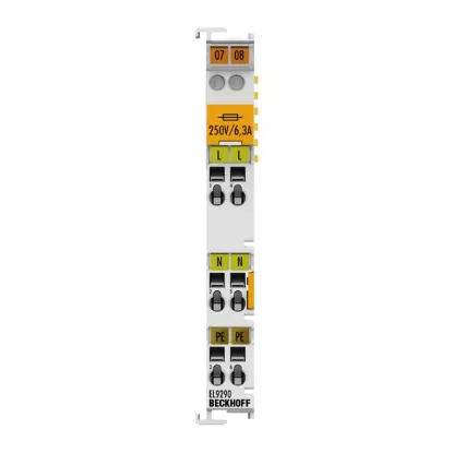 Ảnh của EL9290 | Potential supply terminal, for voltages up to 230 V AC, with fuse
