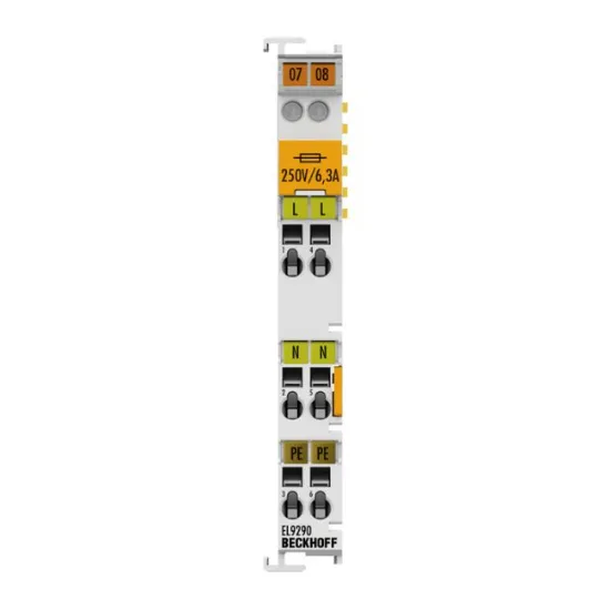 Ảnh của EL9290 | Potential supply terminal, for voltages up to 230 V AC, with fuse