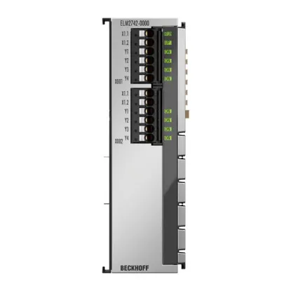 Ảnh của ELM2742-0000 | EtherCAT Terminal, 2-channel solid state relay output, multiplexer, 48 V AC/DC, 1 A, potential-free, 1 x 4