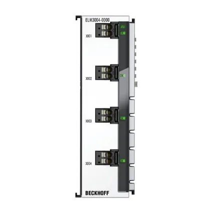 Ảnh của ELM3004-0000 | EtherCAT Terminal, 4-channel analog input, voltage, ±30 V…±20 mV, 24 bit, 10 ksps