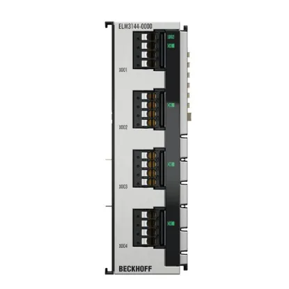 Ảnh của ELM3144-0000 | EtherCAT Terminal, 4-channel analog input, multi-function, ±10…±1.25 V, ±20 mA, 24 bit, 1 ksps