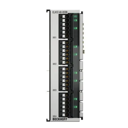 Ảnh của ELM3148-0000 | EtherCAT Terminal, 8-channel analog input, multi-function, ±10…±1.25 V, ±20 mA, 24 bit, 1 ksps