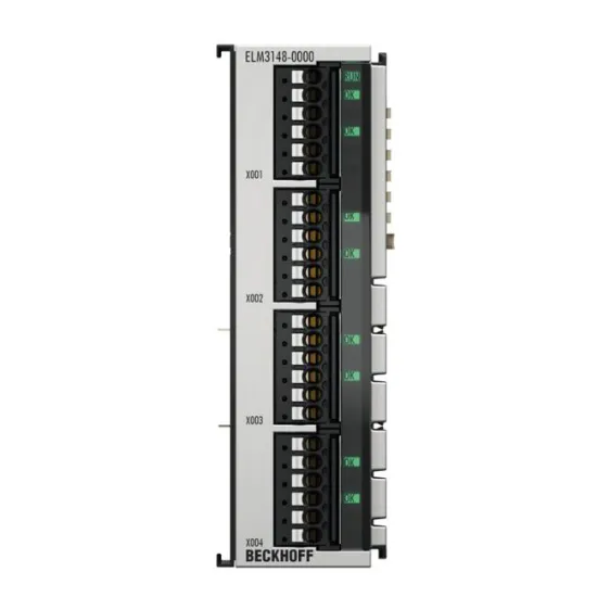 Ảnh của ELM3148-0000 | EtherCAT Terminal, 8-channel analog input, multi-function, ±10…±1.25 V, ±20 mA, 24 bit, 1 ksps