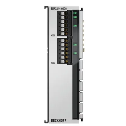Ảnh của ELM3344-0000 | EtherCAT Terminal, 4-channel analog input, temperature, thermocouple, 24 bit, high-precision, 1 ksps
