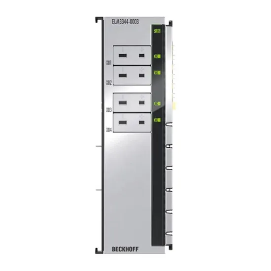 Ảnh của ELM3344-0003 | EtherCAT Terminal, 4-channel analog input, temperature, thermocouple, 24 bit, high-precision, 1 ksps, Mini-TC universal