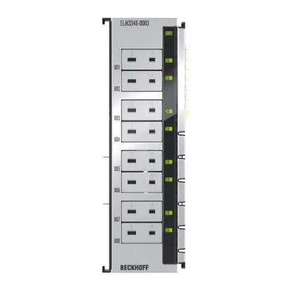 Ảnh của ELM3348-0003 | EtherCAT Terminal, 8-channel analog input, temperature, thermocouple, 24 bit, high-precision, 1 ksps, Mini-TC universal