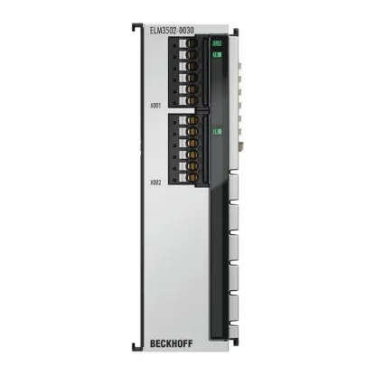 Ảnh của ELM3502-0030 | EtherCAT Terminal, 2-channel analog input, measuring bridge, full/half/quarter bridge, 24 bit, 20 ksps, externally calibrated