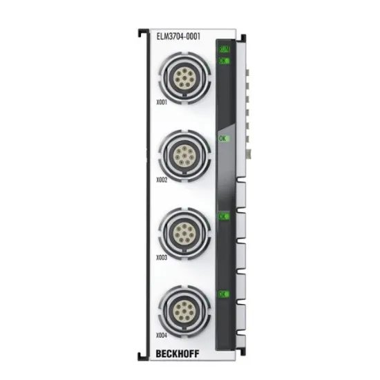 Ảnh của ELM3704-0001 | EtherCAT Terminal, 4-channel analog input, multi-function, 24 bit, 10 ksps, LEMO