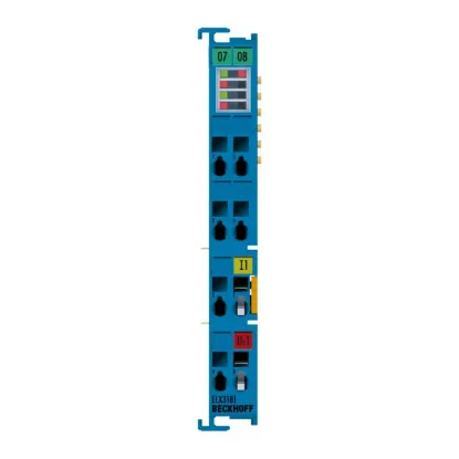 Ảnh của ELX3181 | EtherCAT Terminal, 1-channel analog input, current, 4…20 mA, 16 bit, single-ended, HART, Ex i
