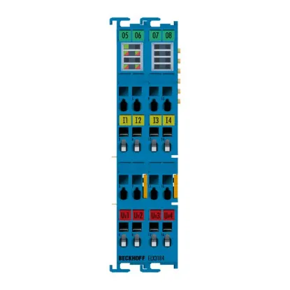 Ảnh của ELX3184 | EtherCAT Terminal, 4-channel analog input, current, 4…20 mA, 16 bit, single-ended, HART, Ex i
