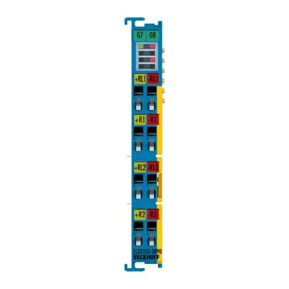 Ảnh của ELX3202-0090 | EtherCAT Terminal, 2-channel analog input, temperature, RTD (Pt100), 16 bit, Ex i, TwinSAFE SC