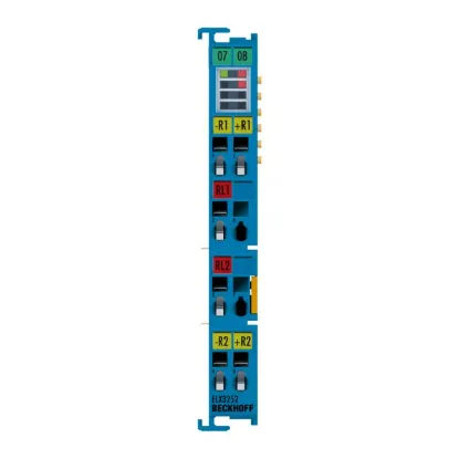 Ảnh của ELX3252 | EtherCAT Terminal, 2-channel analog input, potentiometer, 300 ?…40 k?, 16 bit, Ex i