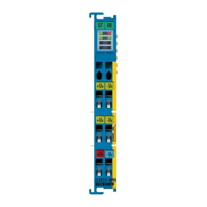 Ảnh của ELX3351-0090 | EtherCAT Terminal, 1-channel analog input, measuring bridge, full bridge, 24 bit, Ex i, TwinSAFE SC