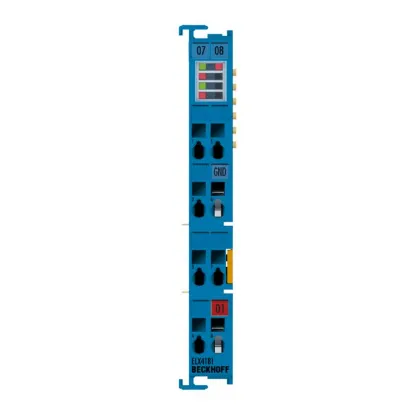 Ảnh của ELX4181 | EtherCAT Terminal, 1-channel analog output, current, 0/4…20 mA, 16 bit, single-ended, HART, Ex i