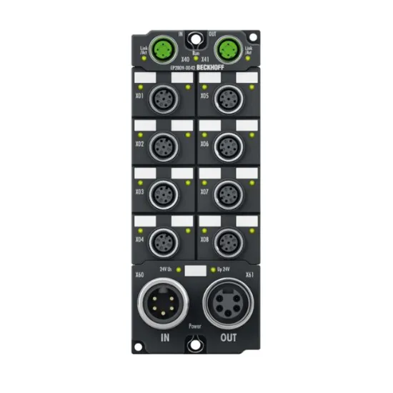 Ảnh của EP2809-0042 | EtherCAT Box, 16-channel digital output, 24 V DC, 0.5 A, M12