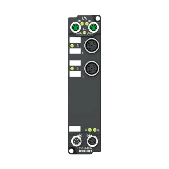 Ảnh của EP4314-1002 | EtherCAT Box, 2-channel analog input + 2-channel analog output, multi-function, ±20 mA, 16 bit, differential, M12