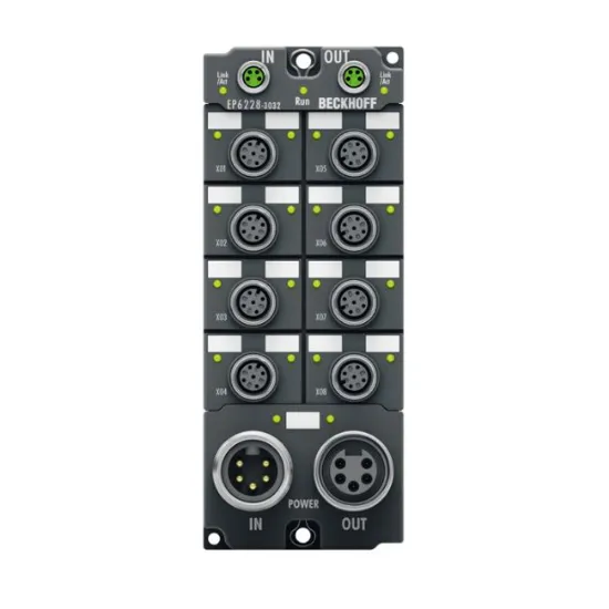 Ảnh của EP6228-3032 | EtherCAT Box, 8-channel communication interface, IO-Link, master, Class B, M12