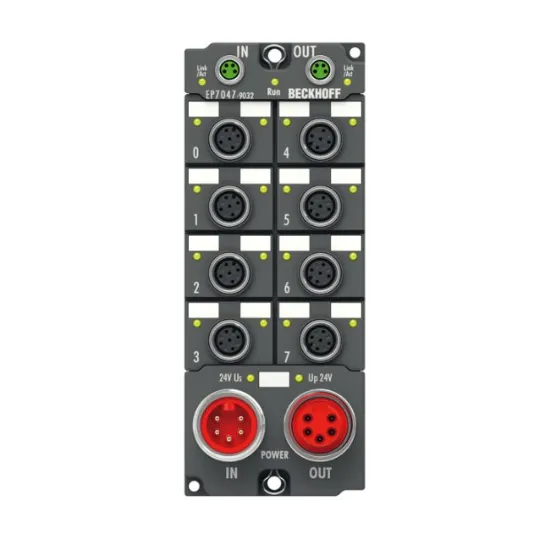 Ảnh của EP7047-1032 | EtherCAT Box, 1-channel motion interface, stepper motor, 48 V DC, 5 A, M12, with incremental encoder