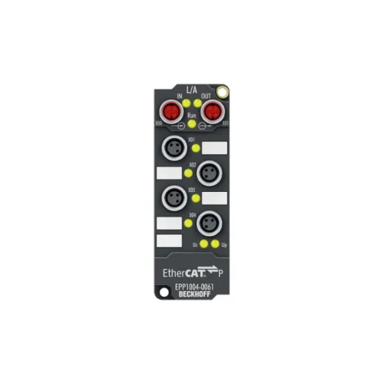 Ảnh của EPP1004-0061 | EtherCAT P Box, 4-channel digital input, 24 V DC, 3 ms, M8
