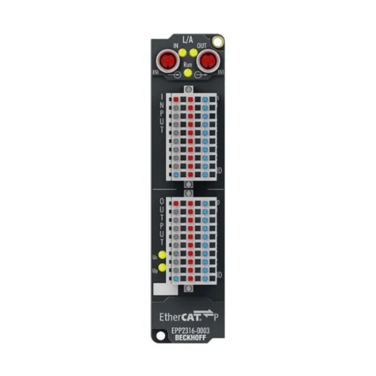 Ảnh của EPP2316-0003 | EtherCAT P Box, 8-channel digital input + 8-channel digital output, 24 V DC, 10 µs, 0.5 A, IP20 connector