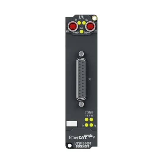 Ảnh của EPP2816-0008 | EtherCAT P Box, 16-channel digital output, 24 V DC, 0.5 A, D-sub
