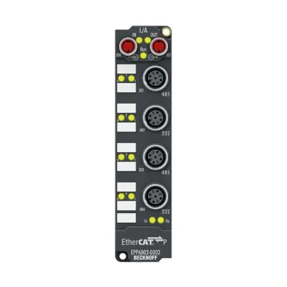 Ảnh của EPP6002-0002 | EtherCAT P Box, 2-channel communication interface, serial, RS232/RS422/RS485, M12