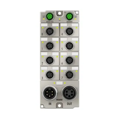 Ảnh của ER2028-1032 | EtherCAT Box, 8-channel digital output, 24 V DC, 2 A, M12, zinc die-cast