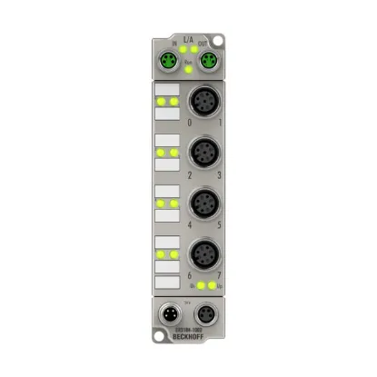 Ảnh của ER3184-1002 | EtherCAT Box, 4-channel analog input, multi-function, ±10 V, 0/4…20 mA, 16 bit, single-ended, M12, zinc die-cast