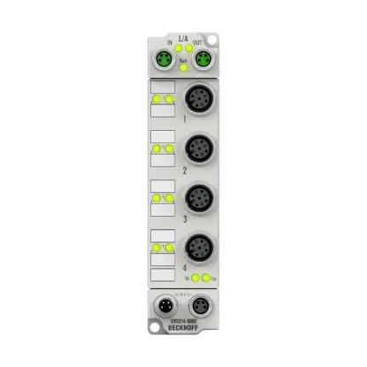 Ảnh của ER3314-0002 | EtherCAT Box, 4-channel analog input, temperature, thermocouple, 16 bit, M12, zinc die-cast