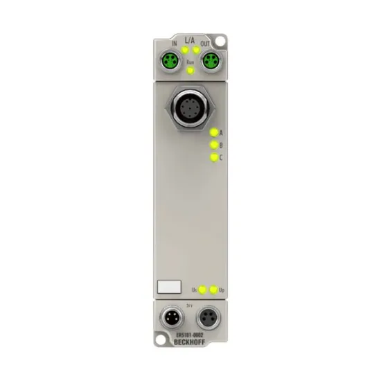 Ảnh của ER5101-0002 | EtherCAT Box, 1-channel encoder interface, incremental, 5 V DC (DIFF RS422, TTL), 1 MHz, M12, zinc die-cast