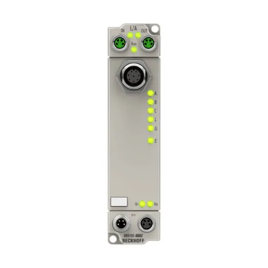 Ảnh của ER5151-0002 | EtherCAT Box, 1-channel encoder interface, incremental, 24 V DC HTL, 1 MHz, M12, zinc die-cast