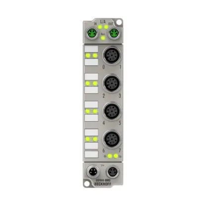 Ảnh của ER7041-0002 | EtherCAT Box, 1-channel motion interface, stepper motor, 48 V DC, 5 A, M12, with incremental encoder, zinc die-cast