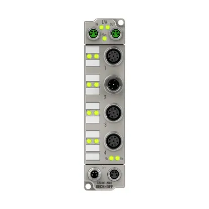 Ảnh của ER7041-2002 | EtherCAT Box, 1-channel motion interface, stepper motor, 48 V DC, 5 A, M12, with incremental encoder, zinc die-cast