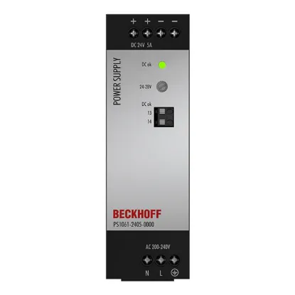 Ảnh của PS1061-2405-0000 | Power supply PS1000; output: 24 V DC, 5 A; input: AC 200…240 V, 1-phase