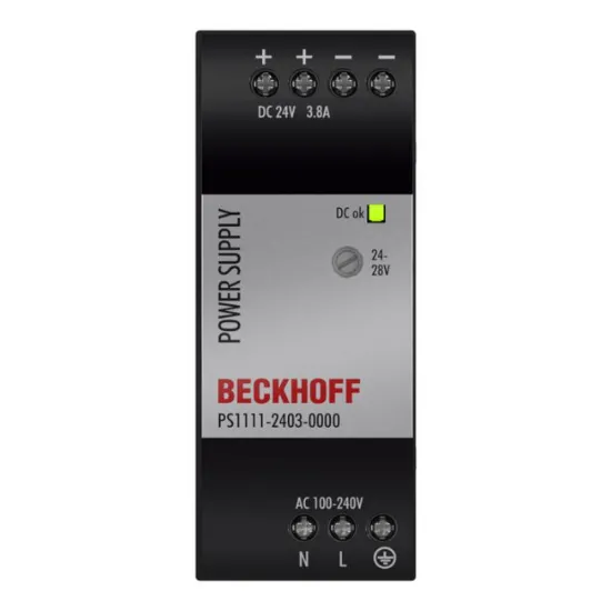 Ảnh của PS1111-2403-0000 | Power supply PS1000; output: 24 V DC, 3.8 A; input: AC 100…240 V, 1-phase, NEC Class 2