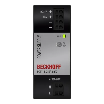 Ảnh của PS1111-2403-0002 | Power supply PS1000; output: 24 V DC, 3.8 A; input: AC 100…240 V, 1-phase