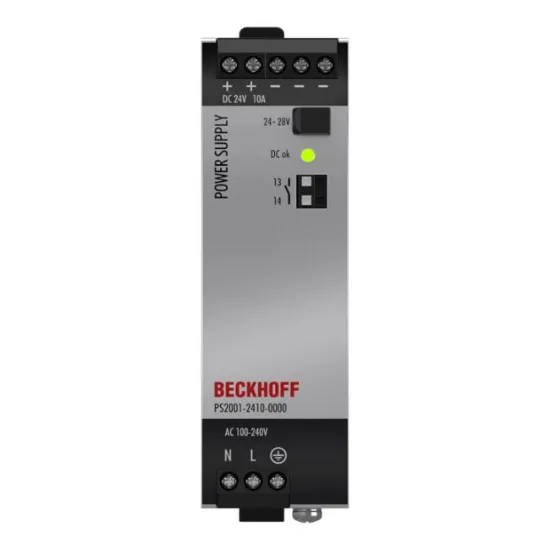 Ảnh của PS2001-2410-0000 | Power supply PS2000; output: 24 V DC, 10 A; input: AC 100…240 V/DC 110…150 V, 1-phase