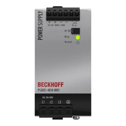 Ảnh của PS3031-4810-0001 | Power supply PS3000; output: 48 V DC, 10 A; input: 3 AC 380…480 V, 3-phase