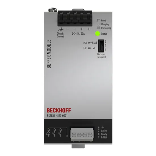 Ảnh của PS9031-4820-0001 | Buffer module PS9000; output: 48 V DC, 20 A, 100 ms; input: 48 V DC