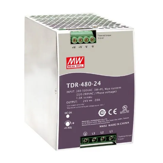 Ảnh của Bộ nguồn Meanwell TDR-480-24 (480W 24V 20A)